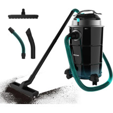 Cecotec Aschesauger mit 30 Litern Conga Ash 6000 EasyGo XL. 1500 W, Edelstahloberflächen, Rohr mit Metallbeschichtung, Metall-Mesh-Filter, Räder und Zubehör.