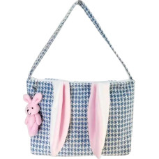 Generisch Velykų zuikis Tote Bag - daugkartinio naudojimo krepšys Carrier | Audinys saugojimo laikiklis su didelės talpos kiaušinių saldainiai dovanos vidaus lauko šalis namų dekoratyvinis Carry naudojimas