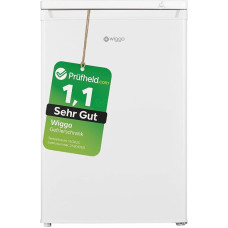 [ Testas labai geras, 1.1 *] WIGGO šaldiklis baltas 92 litrų be ekrano ir 4 stalčių, šaldiklis su atbulinio užšalimo zona, laisvai pastatomas šaldiklis