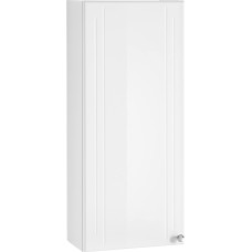 Pelipal Quickset 955 Bathroom Wall Cabinet in White High Gloss 32.5 cm Wide Bathroom Wall Cabinet with 1 Door and 2 Shelves