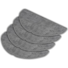 (4PCS) Q7 M5 Q7 L5 šluostės pagalvėlės Roborock Q7 M5, Q7 M5+, Q7 L5, Q7 L5+ robotui dulkių siurbliui, plaunamų šluosčių priedų rinkinys, Q7 M5 šluostės pagalvėlės atsarginės dalys