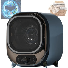 Nešiojamoji kondensacinė džiovyklė, kondensacinė džiovyklė su nerūdijančio plieno būgnu, 450 W, maža džiovyklė, maža kondensacinė džiovyklė, idealiai tinka mažoms erdvėms, galvanizuota mėlyna spalva