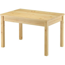 Table 75 x 120 cm Solid Pine Wood in Beautiful Look 90.70-51B