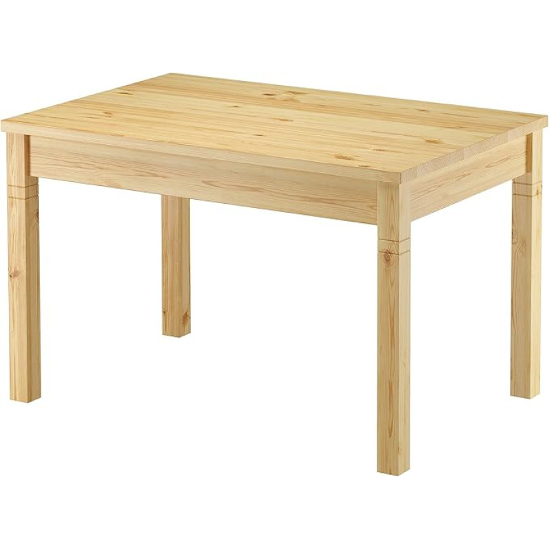 Stalas 75 x 120 cm Gražios išvaizdos pušies masyvo 90.70-51B