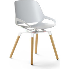 aeris Numo moderni valgomojo kėdė - supamoji kėdė su elegantiškomis ąžuolo kojomis - išskirtinio dizaino kėdė - ergonomiška kėdė sveikai nugarai