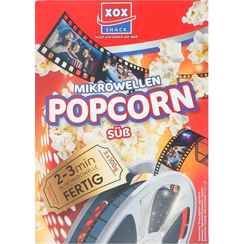 XOX - Mikrobangų krosnelėje ruošiami saldūs kukurūzai - 300g