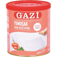 Gazi Yumusak Shepherd's Cheese, 1 x 500 g Tub, Creamy Soft Cheese Made from Cow's Milk, Cow Cheese Süzme Beyaz Peynir with 55% Fat i.T., Especially Delicate and Creamy, for Salads, as Filling in