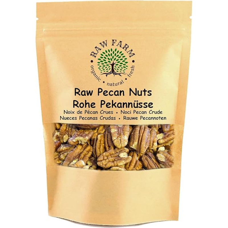1 kg Rohe Pekannusskerne, frei von Gluten, Soja