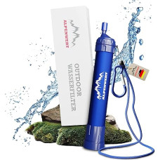 ALPENWERT lauko vandens filtras - geriamojo vandens filtras 4000 litrų filtruoto vandens - geriamojo vandens valymas, sunaikinantis 99,99 % visų mikrobų ir bakterijų