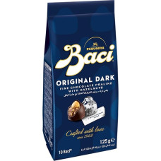 BACI Premium maišelis 10 šokoladinių saldainių su juoduoju šokoladu ir lazdyno riešutų įdaru 1 pakuotė (1 x 125 g)
