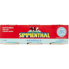Simmenthal Menosale Delicious Lean Meat in Vegetable Jelly and Honey with -26% Salt (3 x 90 g) Canned Meat Ready Meat Made of Beef