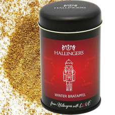 Hallingers Winter Baked Apple Spice Mix for Pancakes, Baked Apple, Muffins & Crumble (Tin) - Mother's Day Gift & Gift Ideas for Father's Day | New Home Retirement Friendship Recovery