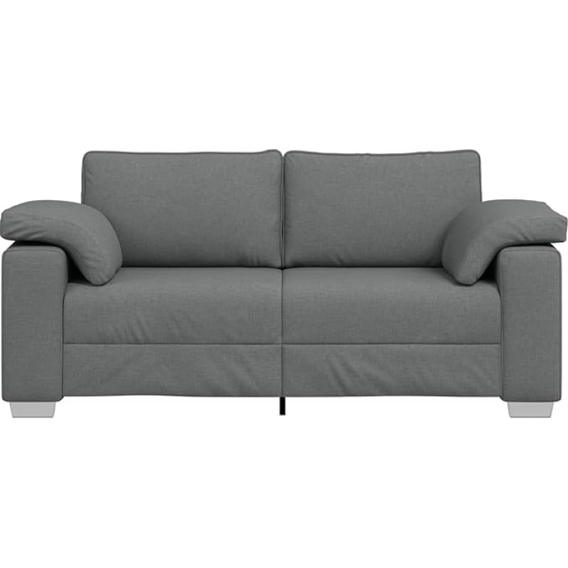 Tamsiai pilka sofa su plokščiais atlošais ir audinio užvalkalu - modernus ir stabilus Modelis4105228