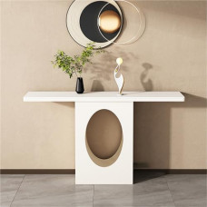 Entrance Table - Modern Console Table for Living Room, Small Accent Table with Metal Legs, Perfect for the Hallway or Behind the Couch