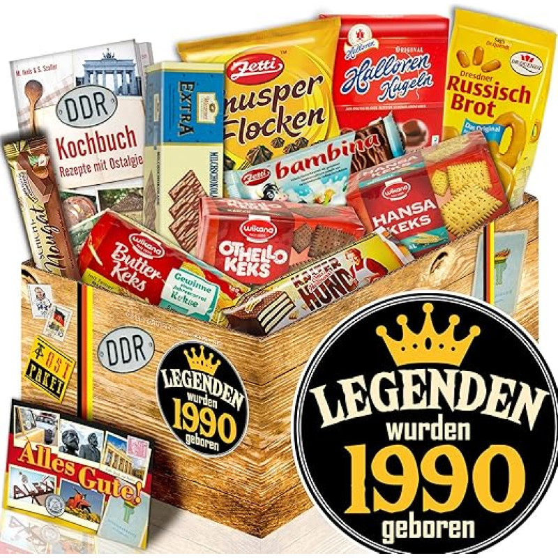 Sausainių dėžutė / DDR dovana / Legendos 1990 / Gimtadienio dovana jam