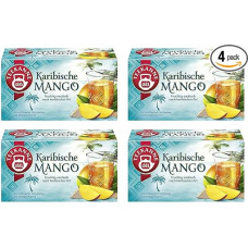 Arbatinukas - Karibų mango, 4 pakuotės - Country Tea (4 x 45 g, po 20 arbatos maišelių)