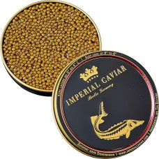 Imperial Caviar® Ossetra Selection - 10 g aukščiausios kokybės eršketų ikrų Malossol - Ossetra Selection ikrų skardinė iš akvakultūros - delikatesinė dovana gurmanams - šviežias ir skubus pristatymas