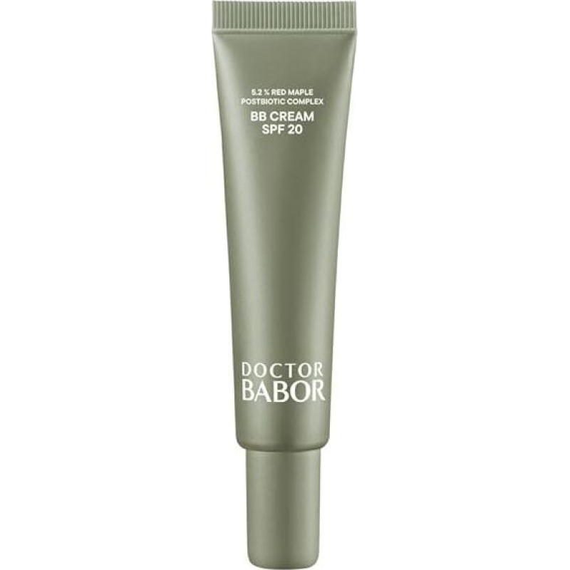 DOCTOR BABOR Microbiomic BB Cream SPF20 (40 ml) - veganiškas, lengvas makiažas su mineralizuotu atspalviu - gelbstintis ir suteikiantis stangrią, švelnią spalvą