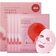 Camellia Collagen Mask, Net Weight: 34g/1.19 Ounces, Pack of 4, Hydrogel Mask, Deep Moisturising, Pore Minimising, for Sensitive Skin, Collagen