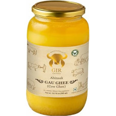 GIR GAUVEDA Ganyklomis dengtas A2 Gir-Cow Ghee 16,9 Oz (500 ml) | Išgrynintas sviestas | Be GMO | Be laktozės | Tinkamas Keto | Tradicinis Bilona metodas | Ahinsak Gau Ghee