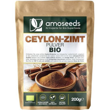Ceylon Cinnamon Powder Organic 200 g, Ground, Pure, Natural, No Additives, Intense Aromas, Top Quality