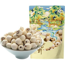 BaiLiSnacky Lotus Seeds (Lotus Seeds) - Dried Lotus Nuts for Cooking Baking & Traditional Chinese - Vegan Gluten Free (Lotus Seeds - 200 g)