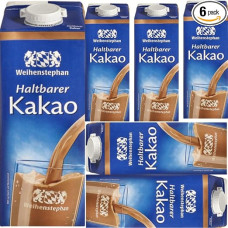 Weihenstephan Patvarus kakavos gėrimas Kakavos šokoladinis pienas 1000 ml x 6 vnt.