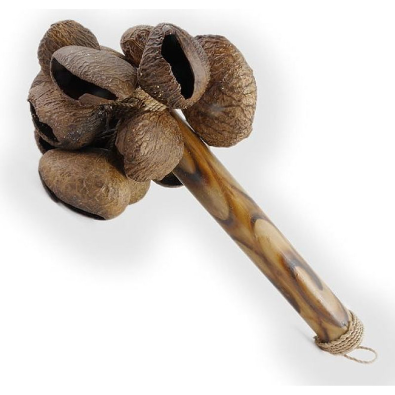 ART-CRAFT MI004 Muskato riešuto barškutis su bambuko rankena