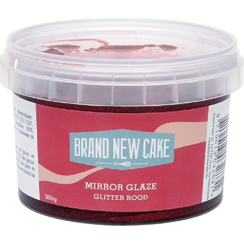 BrandNew Cake BrandNewCake Mirror Glaze Glitter Red 300 g
