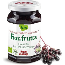 Rigoni di Asiago Fiordifrutta - Vaisių užtepėlė - šeivamedžio uogos - šeivamedžio žiedai Ekologiška pakuotė (1 x 250 g)
