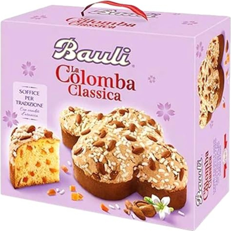 Bauli Colomba con Croccanti Mandorle / Itališkas velykinis mielinis pyragas 750 g