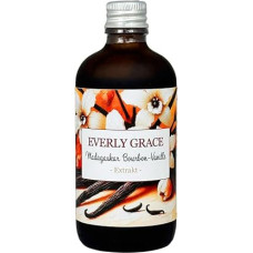 Everly Grace Bourbon Vanilla Extract from Madagascar, Alcohol-free, Certified Organic, 100% Natural, No Artificial Additives, Creamy Soft Vanilla Flavour, High-Quality Bourbon Vanilla Extract