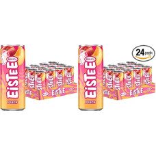 RAUCH Eistee Peach - Refreshing Drink Made of Black Tea and Rosehip - Optimal Thirst Quencher for Tea Drinkers - High Quality - 12 x 330 ml Cans (Pack of 2)