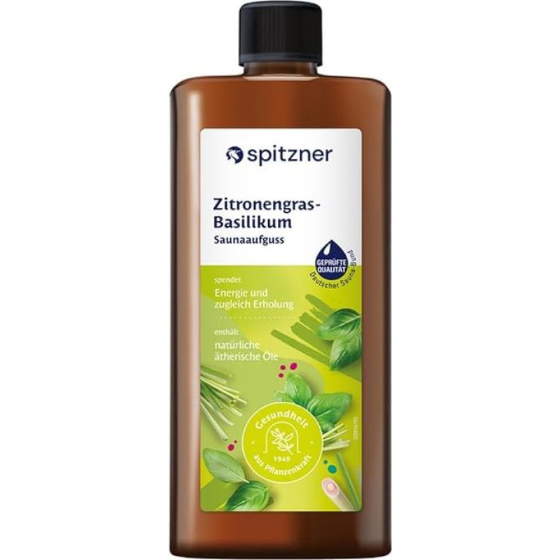 Spitzner Sauna Infusion Citrinžolė - Bazilikas 190 ml/1000 ml, , 1000 ml, ,