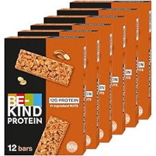 Be-Kind Protein Crunchy Peanut Butter 12 x 50 g Omdoos 6 x
