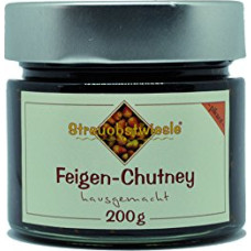 Streuobstwiesle Fig Chutney - 200 g - sodrus, aromatingas padažas kepsniams, Fondue, Raclette, dėžei, ryžiams...