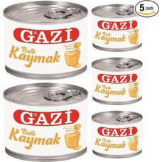 Gazi Honey Cream 100% karvės pienas 150 g x 5 vnt. su 