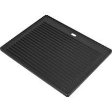 Ketaus kepsninės plokštė 45,5 x 35 cm - universali liejama plokštė, kurią galima naudoti iš abiejų pusių, liejama plokštė dujiniam griliui, skirta dujiniam griliui, anglių griliui ir elektrinių grilių priedams