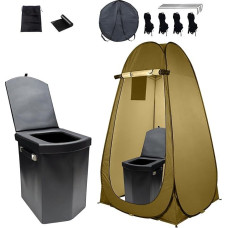 WETCEAOM Campingtoilette, Mobile Toilette, Trenntoilette, Tragbare Toilette für Draußen oder Drinnen,faltbares Töpfchen für Autocamping
