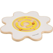Janod - Sweet Cocoon Balance Board Flower Toy Made of FSC Wood - Promotes Balance and Concentration Skill Game for Children from 5 Years, J04049