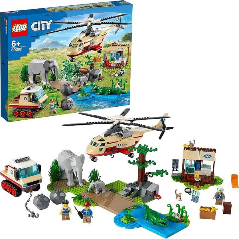 LEGO 60302 Miesto laukinių gyvūnų gelbėjimo tarnyba