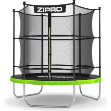 ZIPRO batutas Lauko batutas vaikams Stačiakampio formos grindų batutas sodui Sodo batutas Kvadratinis didelis su tinklu Apsauginis tinklas Vidinis šokinėjimo kilimėlis ir kopėčios Stabilus rėmas - JumpProIn