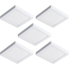 CLAR Candeeiro Teto Cozinha Candeeiro Teto Cozinha Candeeiro De Teto Virtuvės lempa Neutrali šviesa 4000K 24W (5 vnt.)