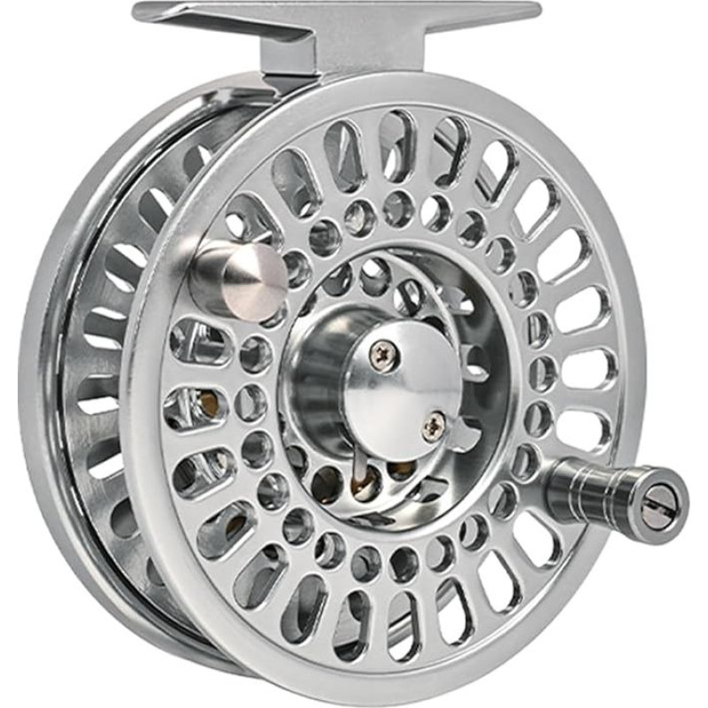 Fliegenfischerrolle, Angelrollen,Fliegenfischen-Vorderrolle - Angelausrüstung, Rolle aus Aluminiumlegierung zum Fliegenfischen, Angelbegeisterte