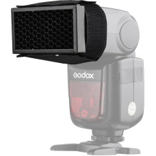 Andoer Universal Camera Flash Honeycomb Grille Metal Accessory for Canon Nikon Sony Godox Yongnuo Speedlite Easy Installation