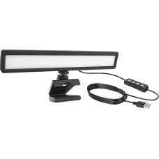 Luxceo USB LED Streaming Light, 9 W, 66 Lamp Beads, Video Light, with Desktop Tripod and Clip (2500-9000K, CRI 95+) Lighting for Photo Studios, Tiktok, Live Streaming, YouTube, Video Conference