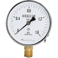 YW-100/0-1,6 MPA hochtemperaturbeständiges Manometer Vakuum Unterdruck(YW-150/0-1.6MPa)