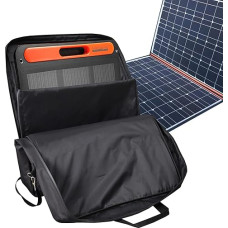 Solarpanel-Abdeckung - gepolsterte Tragetasche | kompakte Solarmodul-Tasche | Schutztasche, verhindert Kabelsalat für Camping, Garten, Festival,