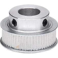 2GT 45 Zähne GT2 Timing Pulley Bohrung 5-20mm Gürtel Breite 6/10mm 3D Drucker 1Pcs (6.35mm, plyšio plotis 11mm)