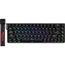 EPOMAKER Aula WIN68 HE 65% Wired Magnetic Keyboard with Adjustable Actuation, Hall Effect Keyboard with 0.3 ms Latency, 8000 Hz Polling Rate, Hot-Swap, for Win/Mac (Black)